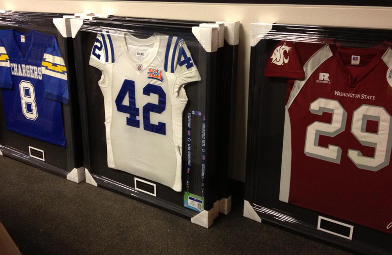 Examples Of Framed Sports Jerseys