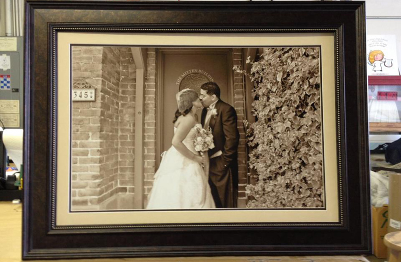 Framed Wedding Picture Slide
